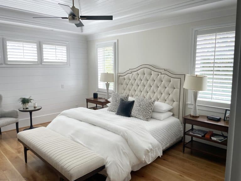 White Painted Interior Shutters
