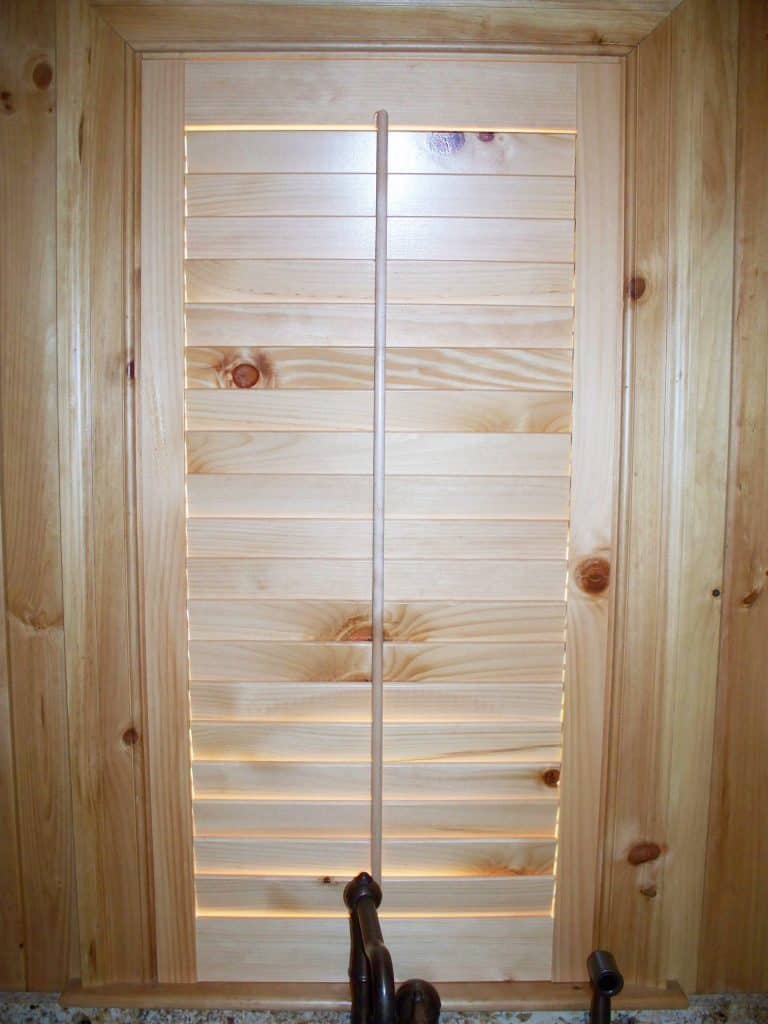 Light Oak | Natural Stained Window Shutter