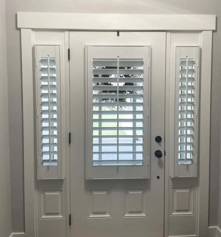 White Painted Door Shutters