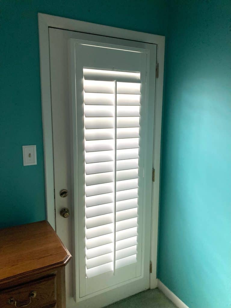 White Painted Wood Shutters