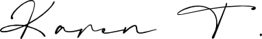 Karen T Signature